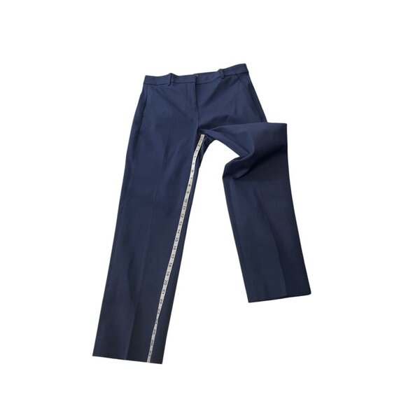 J.Crew Womens Navy Kallie Pant Size Medium Classic Fit Stretch Trousers - Picture 10 of 12